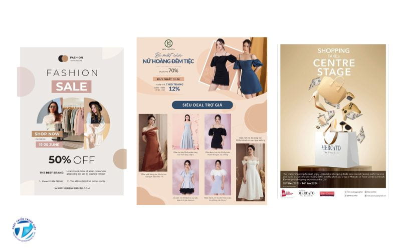 Mẫu tờ rơi sản phẩm thời trang